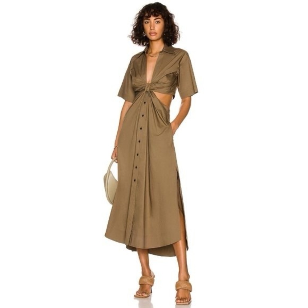 ALC Georgia Cut Out Shirt Dress